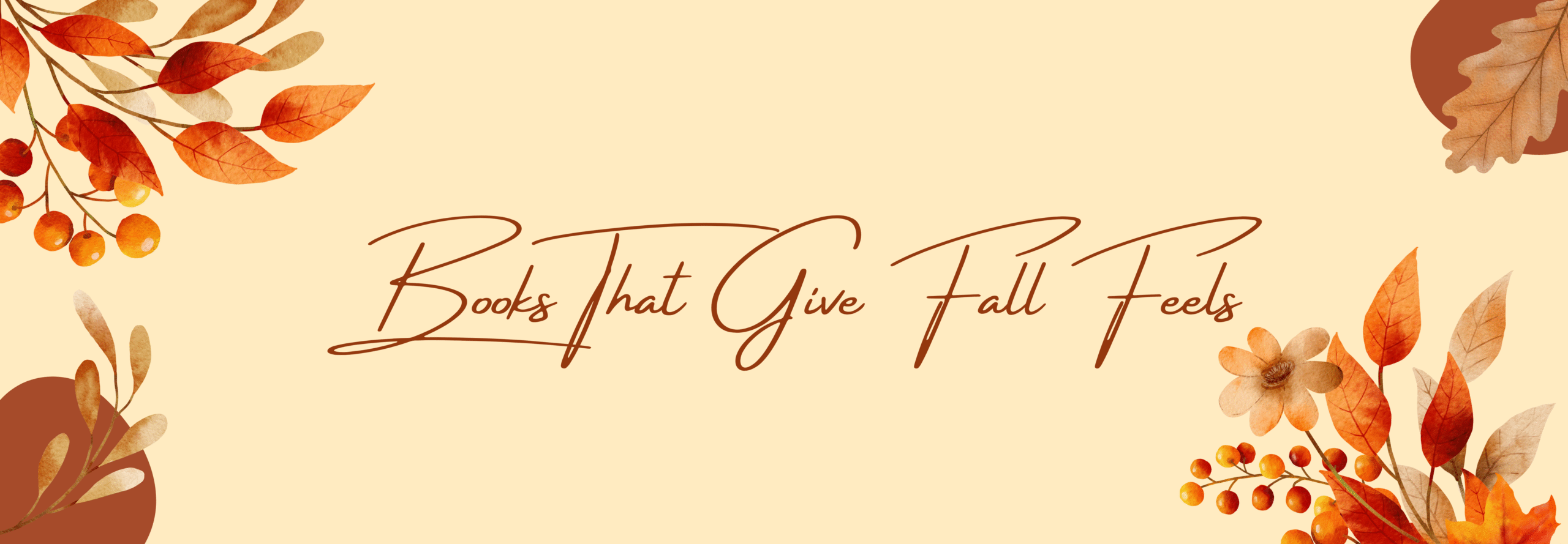 Books That Give Fall Feels