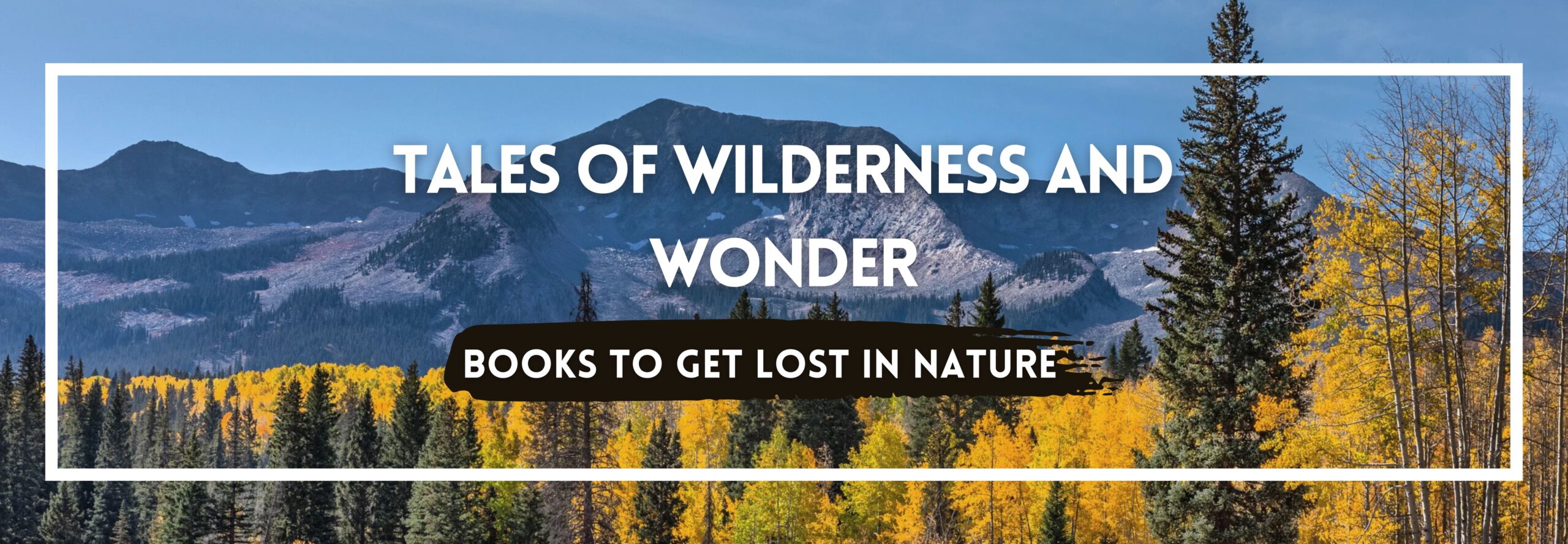 Tales of Wilderness and Wonder: Books to Get Lost in Nature