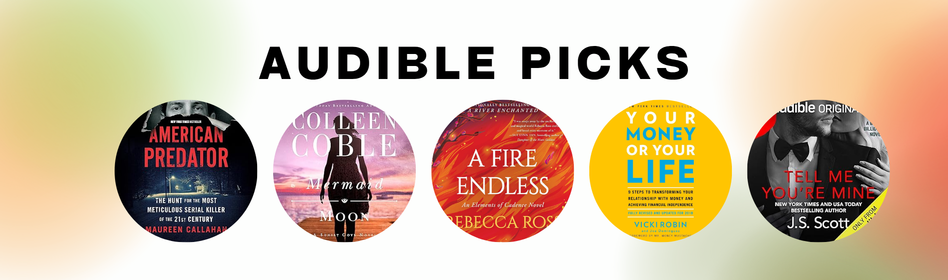 Audible Picks November 12, 2025