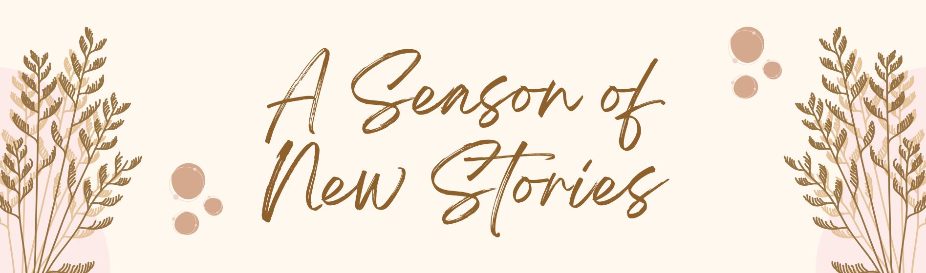 A Season of New Stories 🌷