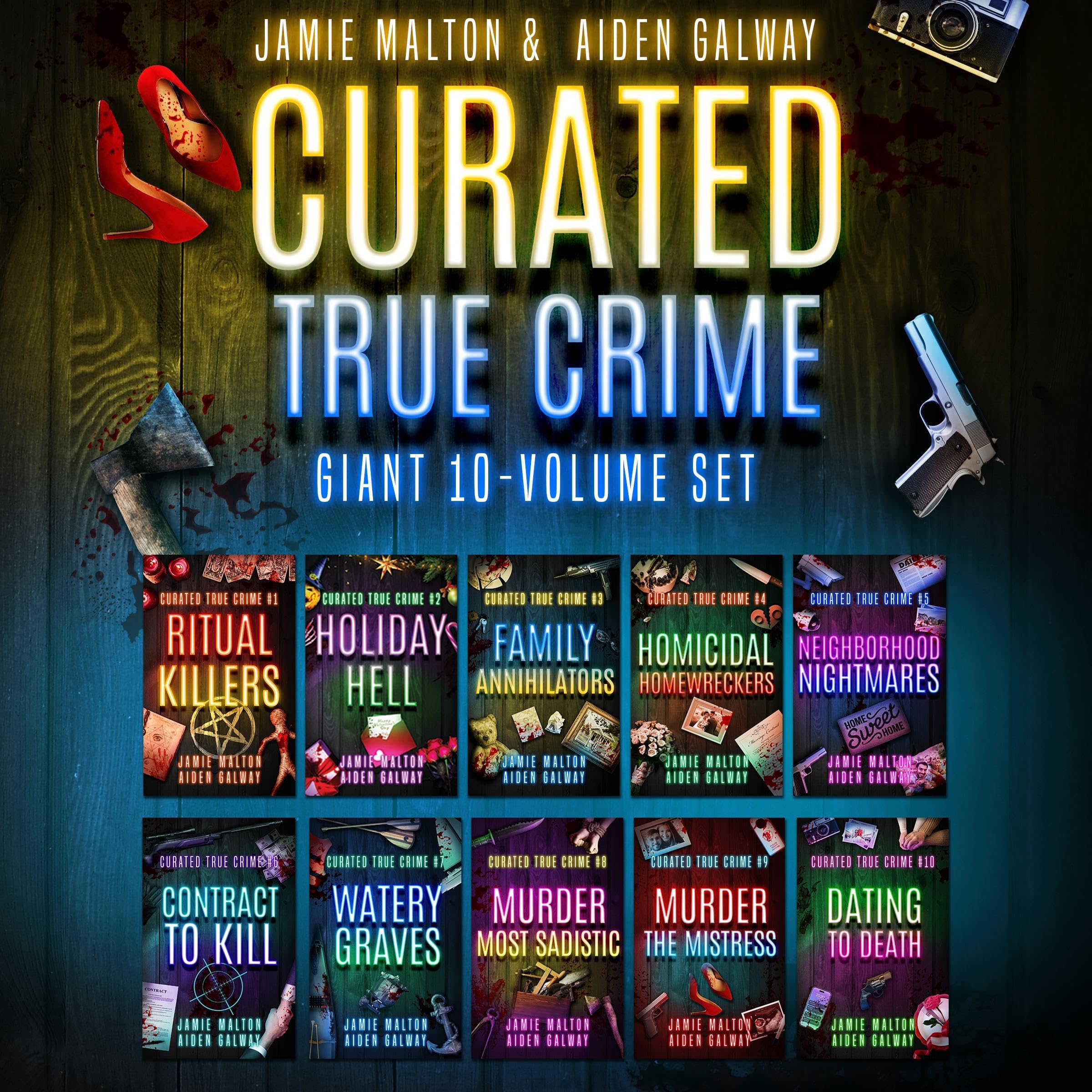 Curated True Crime: Giant 10-Volume Set